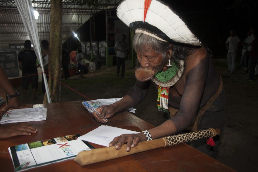 1º Encontro Xingu+. Crédito: Kamikiá Kisedje / AIK